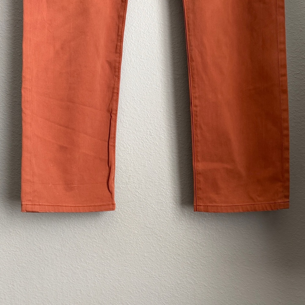AG Adriano Goldschmied Men's The Graduate Tailored Leg Burnt Orange Pants 33X34 - Picture 7 of 13